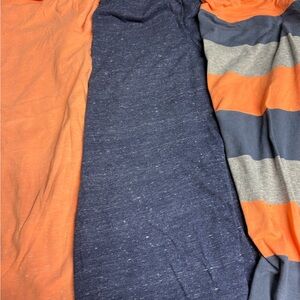 Old Navy Orange and Blue Short Sleeve Tees